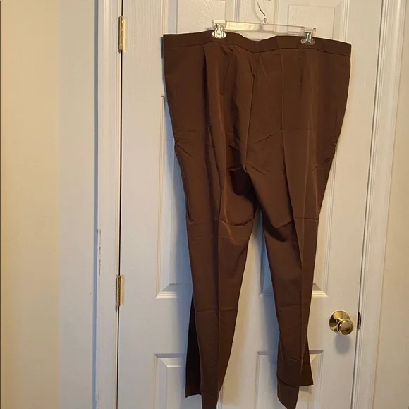 Miesuit Women’s Brown Dress Pants…size XXXL - Picture 2 of 4